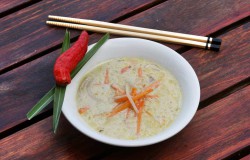 Oriental chicken soup