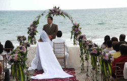 Hochzeit auf dem Strand